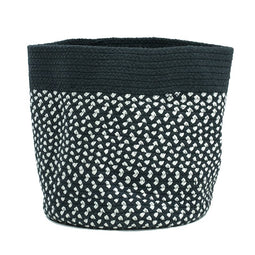 ALLEN storage basket black & white