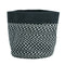 ALLEN storage basket black & white