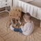 ANNA TERRACOTTA LAVE reversible baby rest blanket