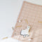 ANNA TERRACOTTA LAVE M reversible baby rest blanket