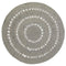 BIBEK GRAY M openwork felted wool rug