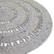 BIBEK GRAY S openwork felted wool rug