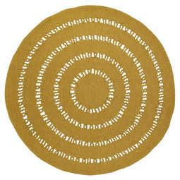 BIBEK MANGO M openwork felted wool rug