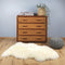 DOUCHKA IVORY sheepskin