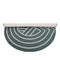 ELODIA VERT geometric round rug