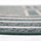 ELODIA VERT geometric round rug