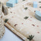JAIPURY baby rest mat printed with small palm trees