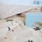 JAIPURY baby rest mat printed with small palm trees