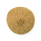 LENKA MUSTARD round crochet cushion