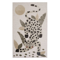 LITTLE JAGUAR IVORY children's rug