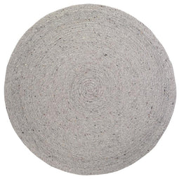 NEETHU GRAY L felted wool rug