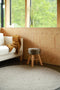 NEETHU GRAY L felted wool rug