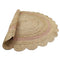 NEHA NUDE tapis jute rond