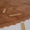 PERLA toffee rug with hook finish