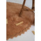 PERLA toffee rug with hook finish