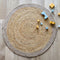 YHUKI TAUPE S jute & wool rug