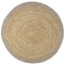 YHUKI TAUPE M jute & wool rug