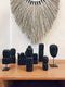 Uma Cantik Maun Kik Haat Stone Statue Black