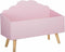 Atmosphera Kids Houten speelgoedkist 58x28x45cm - Roze