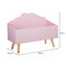 Atmosphera Kids Houten speelgoedkist 58x28x45cm - Roze