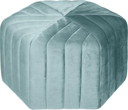 beaubybo Atmosphera Seis Poef velvet - Jade - 52 x 48 x H30 cm