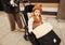 Binibamba Milk Puffmuff sheepskin voetenzak - Universeel - Wit