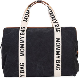 Childhome - Mommy Bag - Verzorgingstas - Signature - Canvas - Black