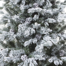 Deluxe Kunstkerstboom Yukon Fir - Kerstboom met sneeuw - 150 CM - Kerstboom