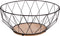 beaubybo Fruitmand zwart metaal - Fruitschaal - decoratieve schaal - 28 cm