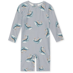 Konges slojd Aster onesie playsuit / Zwempak - Whale boat