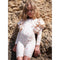 Konges slojd Manuca frill onesie playsuit / Zwempak - Multi hearts