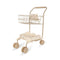 Konges slojd Supermarkt winkelwagen / shopping trolley - Met poppenzitje - Cherry
