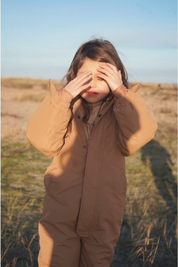 Konges Sløjd Nohr Snowsuit Leather brown - Sneeuwpak - Skipak