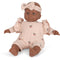 Konges Sløjd Poppenkleding strand set badpak - Cherry blush - 35 cm - Kleding set