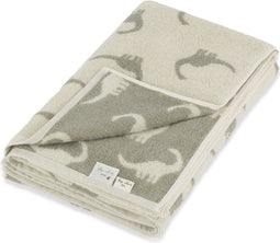Konges Sløjd Strandhanddoek Dino - Dubbelzijdig gebruik - Terry Junior beach towel Dino - 145 x 75 c