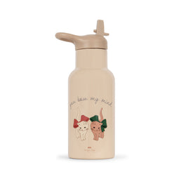 beaubybo Konges Sløjd Thermo Drinkfles - Bow kitty - 350ML