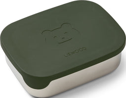 Liewood Arthur Lunchbox/Brooddoos/Broodtrommel - Mr.Bear Hunter Green