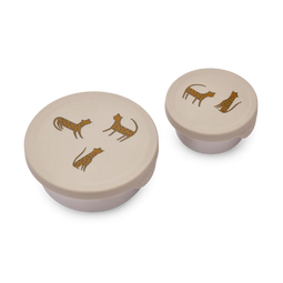 Liewood Fiby Snackdozen set van 2 - Leopard sandy