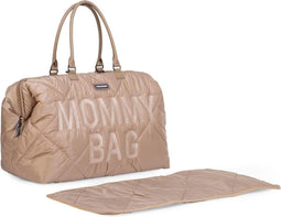 Mommy Bag Luiertas Verzorgingstas Gewatteerd Puffered Beige