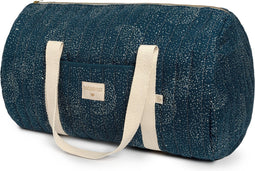 Nobodinoz NY luiertas Gold Bubble-Night Blue - Weekend tas
