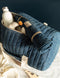 Nobodinoz NY luiertas Gold Bubble-Night Blue - Weekend tas