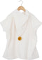 Nobodinoz So Cute badponcho - Wit