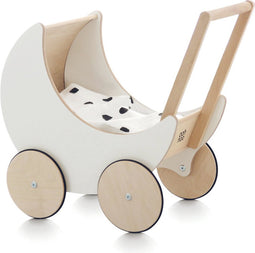 Ooh noo - Houten Poppenwagen - Wit