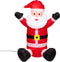 Opblaasbare kerstman of sneeuwpop - Rood - 70 cm - Kerstversiering