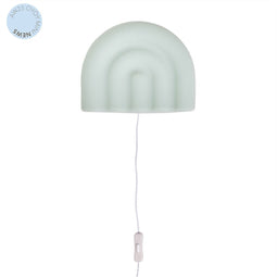 beaubybo OYOY - Regenboog Wandlamp - Pale Mint - H19xL24cm