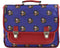 beaubybo Retro boekentas medium - Colorblock Navy - Caramel et Cie