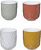 Secret de gourmet koffie of thee kopjes set 6 stuks met onderzetter van bamboe - 12 cl - In cadeau d