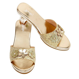 Souza - Slipper - Hoge hak Ellina - Goud Metallic