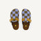 Sticky lemon Clogs kind - Kinder klompen - Soil green + Blooming purple