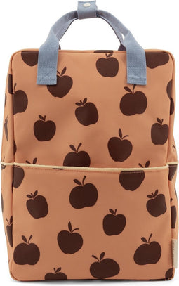 beaubybo Sticky Lemon Rugzak Large special edition - berry swirl + sunny blue- cherry red